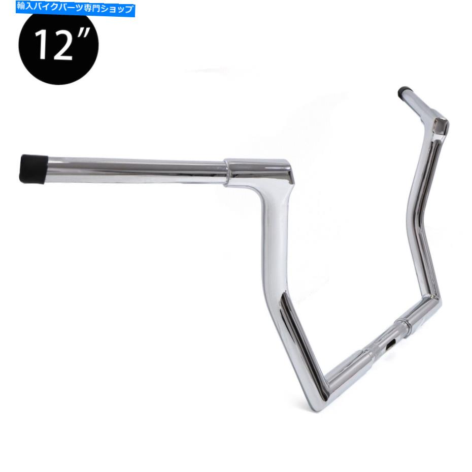 クロームパーツ 1986UPのためのChrome 12 '' APEハンガーバーハンドルバーw / Batwing Road King Chrome 12'' Ape Hanger Bar Handlebar For 1986up Touring w/ Batwing Road King【並行輸入品】
