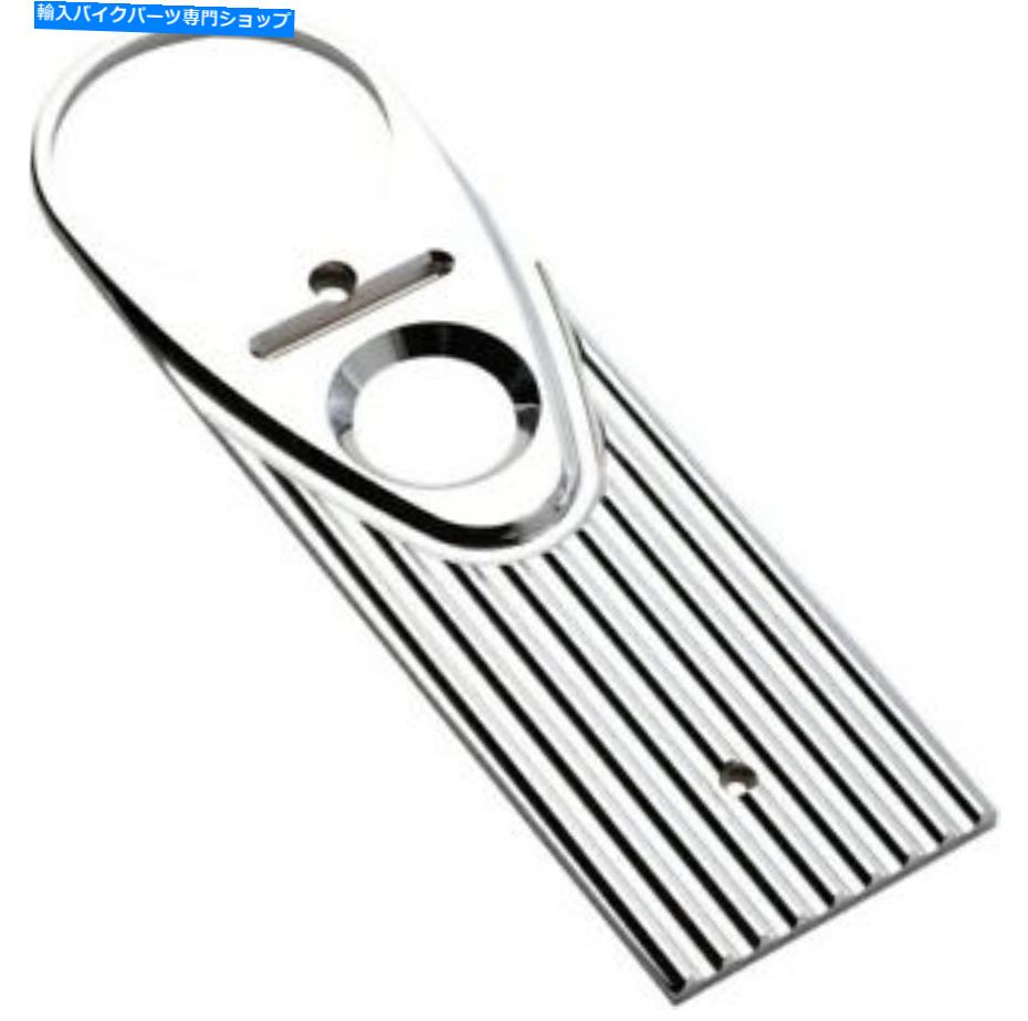 クロームパーツ ジョーカーマシンフィンスダッシュパネルクロームハーレー - ダビッドソンロードキング1994-2007 Joker Machine Finned Dash Panel Chrome Harley-Davidson Road King 1994-2007【並行輸入品】