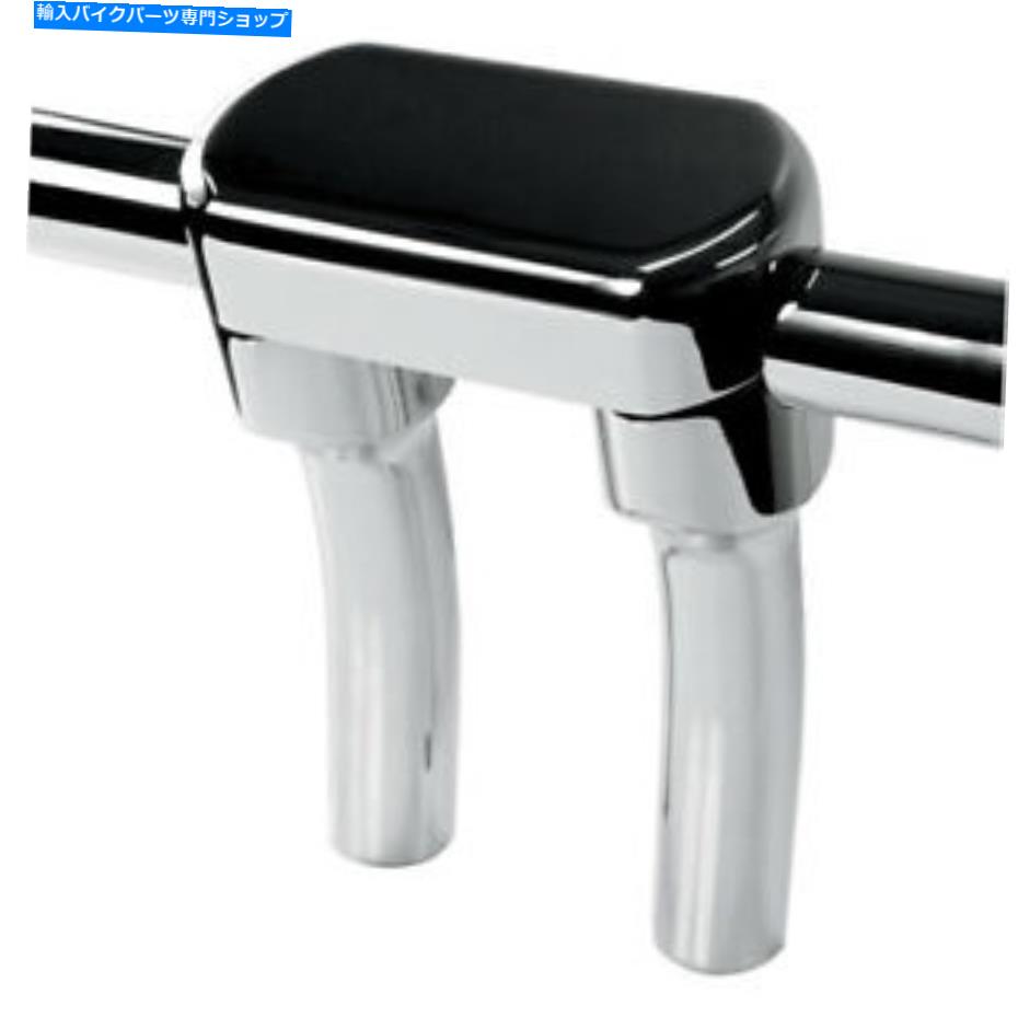 クロームパーツ La Choppers Chrome 5.5 "HEFTYハンドルバーライザー/トップクランプW /プルバック1.25"バー LA Choppers Chrome 5.5" Hefty Handlebar Riser/Top Clamp w/ Pullback 1.25" Bars【並行輸入品】|Us Custom Parts Shop USDM
