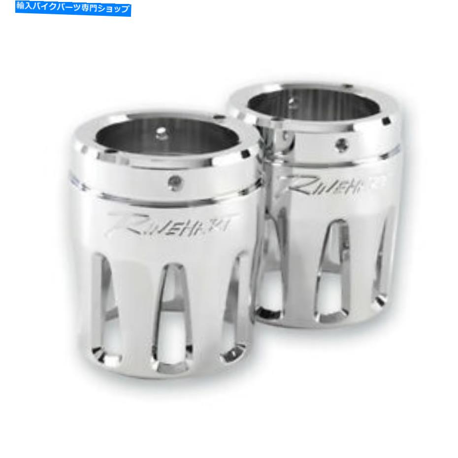クロームパーツ Rinehart 3.5 "Chrome Machined Moto Series Merge Style End Caps Harley Mufflers P Rinehart 3.5" Chrome Machined Moto Series Merge Style End Caps Harley Mufflers P【並行輸入品】｜Us Custom Parts Shop USDM