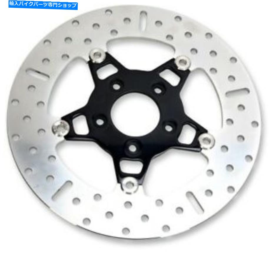 クロームパーツ クロームW /ブラックセンターフローティングブレーキローター Chrome w/ Black Center Floating Brake Rotor【並行輸入品】|Us Custom Parts Shop USDM