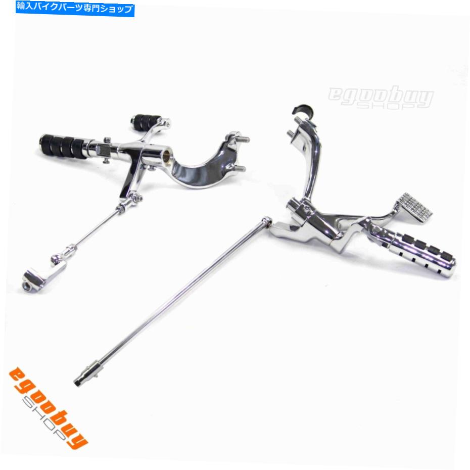クロームパーツ 14-16ハーリースポーツスターXL 883 1200のためのオートバイの前方制御足尖 Motorcycle Forward Control Footpeg Chrome For 14-16 Harley Sportster XL 883 1200【並行輸入品】