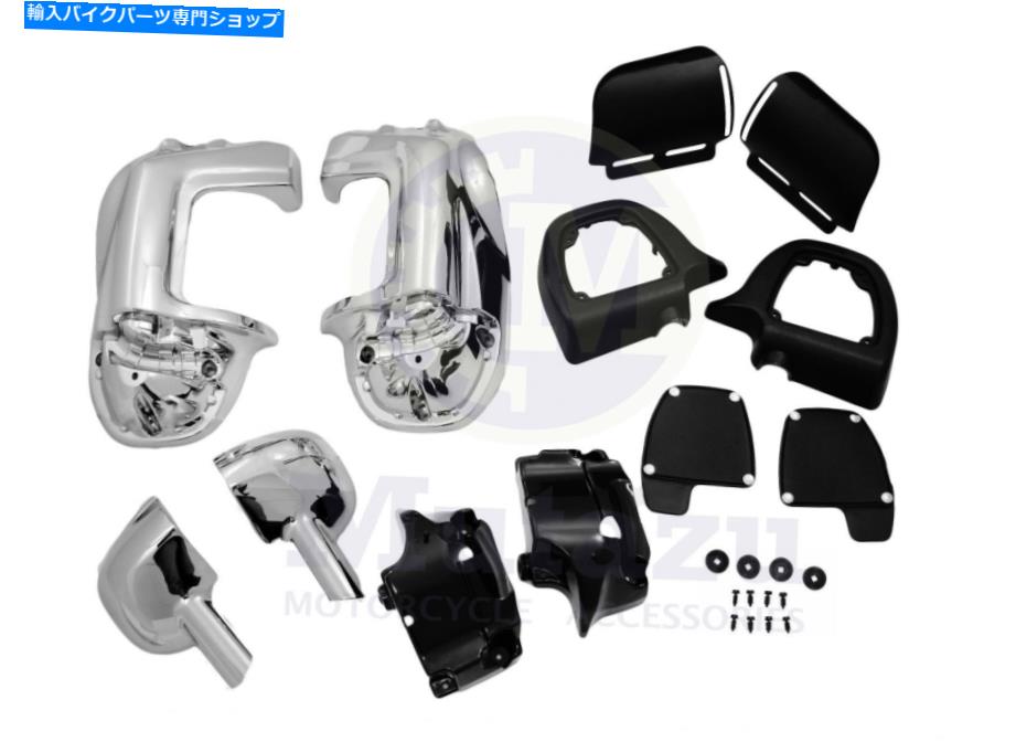 クロームパーツ Mutazu Chrome Lower Vented Faireingはハーレーロードキングストリートエレクトラグライドフィット Mutazu Chrome Lower Vented Fairings fits Harley Road King Street Electra Glide【並行輸入品】