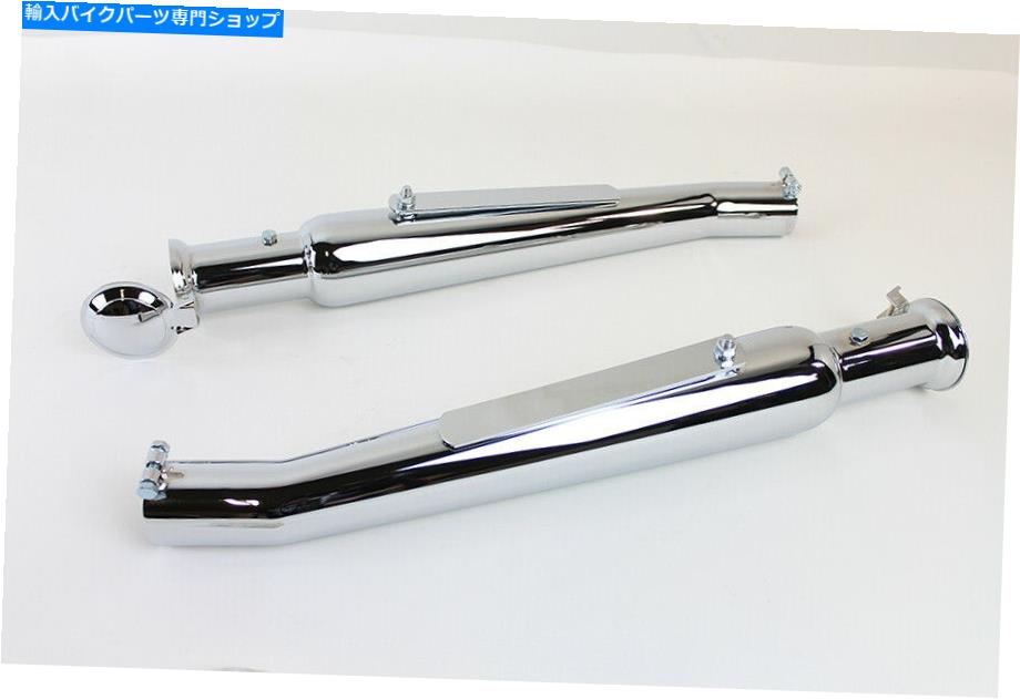 クロームパーツ クロージャンアットスイードスイートパラードトーレーデン撮影 - オリジナルのタイトルを表示する クローム メガフォン アップスイープ マフラー セット ハーレーダビッドソン適合- show original title【並行輸入品】