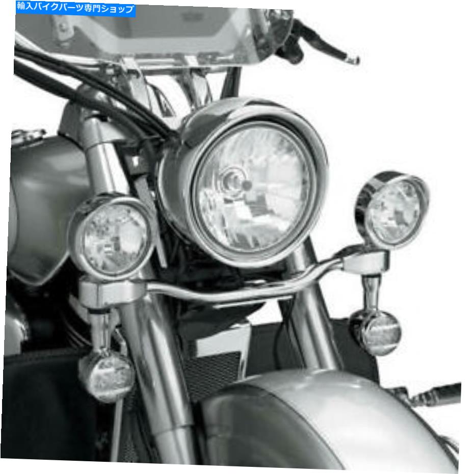 クロームパーツ ヤマハV-STAR 1300 2007-2013用クロム楕円ハロゲンライトバーキットを表示 Show Chrome Elliptical Halogen Lightbar Kit for Yamaha V-Star 1300 2007-2013【並行輸入品】