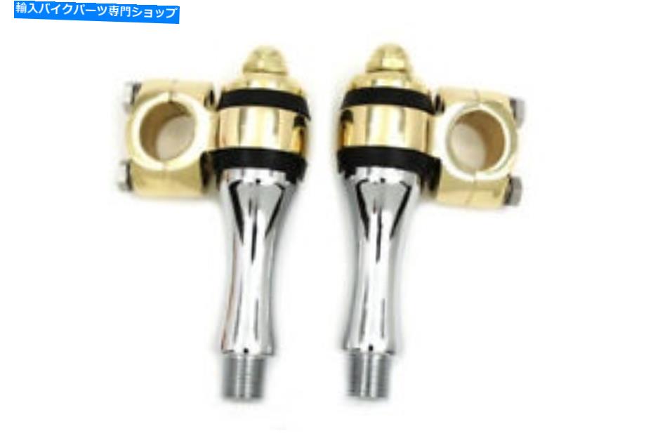 クロームパーツ フランドルライザーキット、クロムと真鍮vtwin 25-0984 FLANDERS RISER KIT, CHROME AND BRASS VTWIN 25-0984【並行輸入品】 44,561円