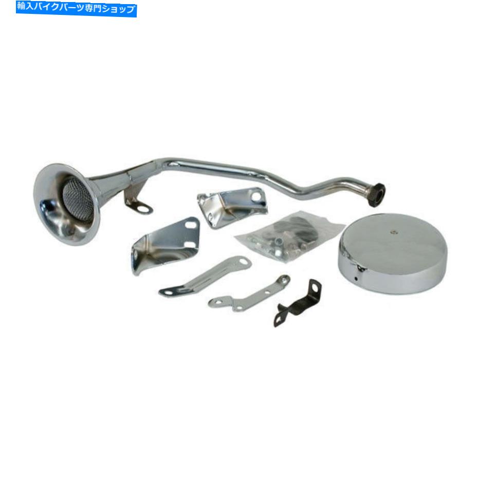 クロームパーツ オールドスタイルトランプホーン、クロム、ハーレー - Davidson 6V 49-64 Old Style Trump Horn, Chrome, for Harley - Davidson 6V 49-64【並行輸入品】