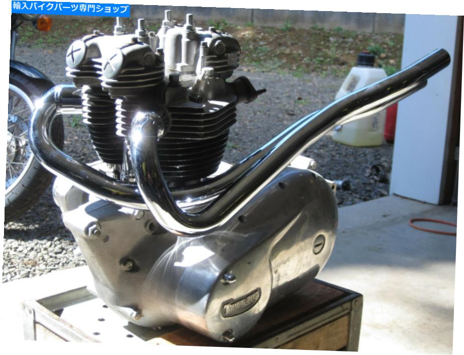 クロームパーツ Triumph 650排気カッパーサイエルサイエル左側71-0022 71-0022 71-0024英国英国 - オリジナルのタイトルを表示する Triumph 650 排気ヘッダーパイプ ハイレベル左側 71-0022 71-0024 英国製- show original title【並行輸入品】