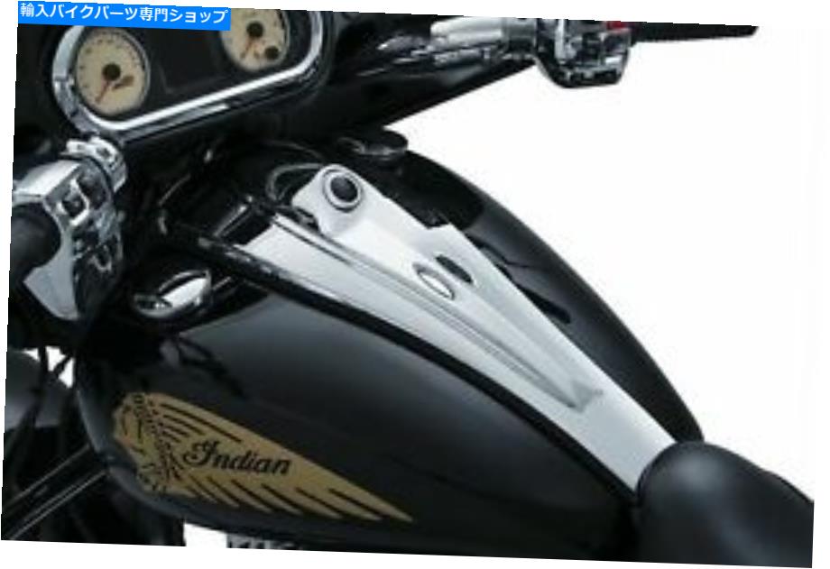 クロームパーツ Kuryakyn Chrome Signature Series Dash Console Indian 14-18チーフテインロードマスター Kuryakyn Chrome Signature Series Dash Console Indian 14-18 Chieftain Roadmaster【並行輸入品】