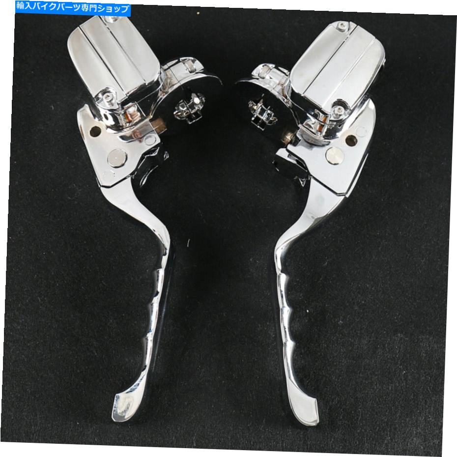 クロームパーツ ハーレー14-16ストリートグライドのための油圧クラッチ付きクロームハンドルバーコントロールキット Chrome Handlebar Control Kit With Hydraulic Clutch For Harley 14-16 Street Glide【並行輸入品】