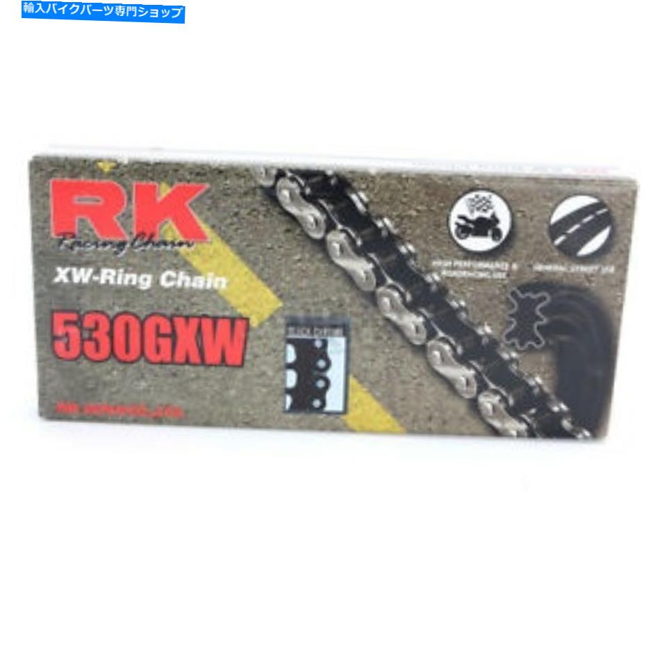 クロームパーツ RKブラック/クローム530 GXW XWリングチェーン - BC530GXW-130 RK Black/Chrome 530 GXW XW-Ring Chain - BC530GXW-130【並行輸入品】