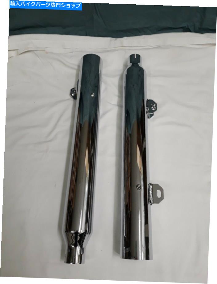 クロームパーツ 商品駆け止めスリッサーサンプル2インチトートカットカットクローム部品＃28603-200-オリジナルのタイトルを表示 新品Rushパフォーマンススリップオンマフラー 2 インチストレートカットクローム部品 ＃28603-200- show original title【並行輸入品】