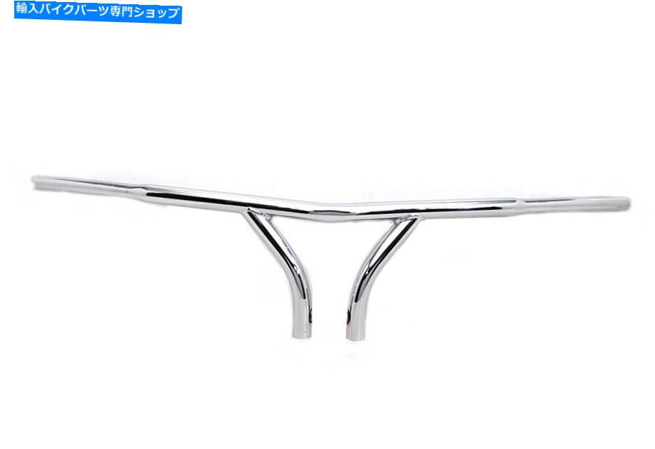 クロームパーツ 10 "インディングが付いているChrome Curved RiserハンドルバーはHarley-Davidsonにフィット 10" Chrome Curved Riser Handlebar with Indents fits Harley-Davidson【並行輸入品】｜Us Custom Parts Shop USDM 46,182円