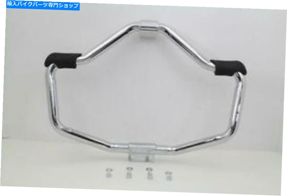 クロームパーツ Chrome Highway BarエンジンガードW / Harleyのフットレストパッド49000005 Chrome Highway Bar Engine Guard w/ Foot Rest Pads for Harley replaces 49000005【並行輸入品】