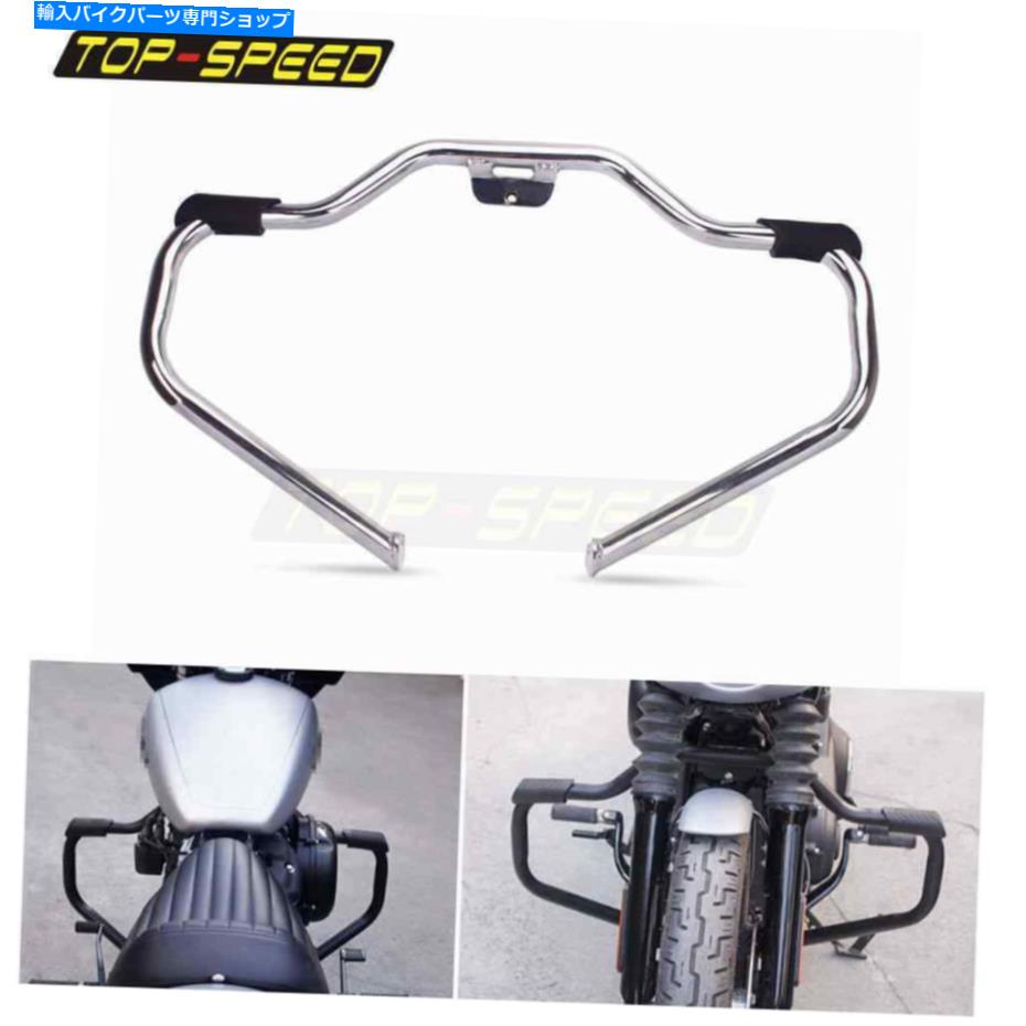 クロームパーツ Harley Suftail 18-20のためのChromeフロントエンジンのhightwayクラッシュガードバー保護 Chrome Front Engine Hightway Crash Guard Bar Protection For Harley Softail 18-20【並行輸入品】