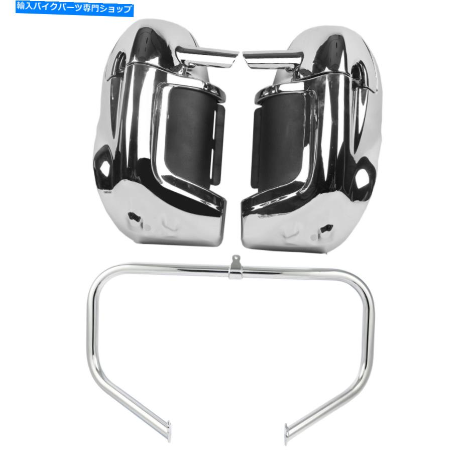 クロームパーツ Harley Street Glide 09-13のためのChrome Lower Vented Reg Fairings&Engine Barフィット Chrome Lower Vented Leg Fairings & Engine Bar Fit For Harley Street Glide 09-13【並行輸入品】