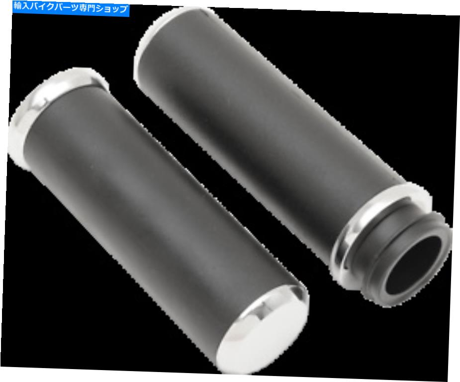 クロームパーツ La ChoppersコンフォートグリップクロームLA-7499-01 LA Choppers Comfort Grips Chrome LA-7499-01【並行輸入品】