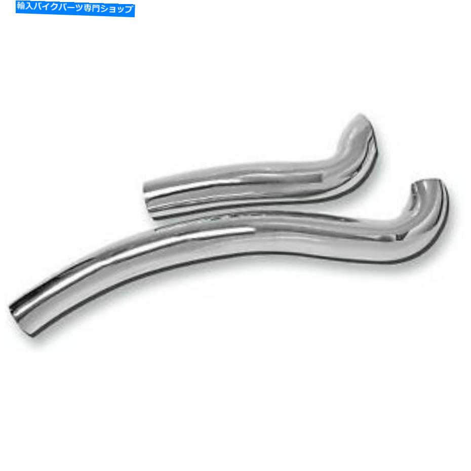 クロームパーツ スポーツスターラジアルスイーダーのためのバッサニークロームヒートシールド Bassani Chrome Heat Shields for Sportster Radial Sweepers【並行輸入品】