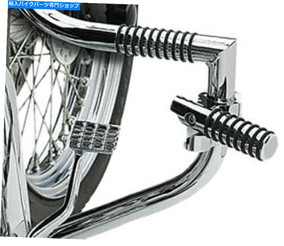 クロームパーツ リンドビークロームクランプオンOリングフットペッグ810 Lindby Chrome Clamp-On O Ring Footpegs 810【並行輸入品】