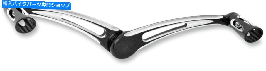 クロームパーツ アーレンネスブラッククロームディープカットヒールトゥシフター97-20ハーレーソフトツーリング Arlen Ness Black Chrome Deep Cut Heel Toe Shifter 97-20 Harley Softail Touring【並行輸入品】
