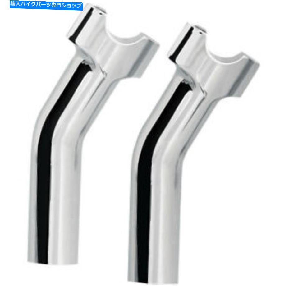 クロームパーツ ワイルド1 Chubbys 5.5 "クロームライザーw / 1.5"ほとんどのハーレーモデルのプルバック Wild-1 Chubbys 5.5" Chrome Risers w/ 1.5" Pullback for Most Harley Models【並行輸入品】｜Us Custom Parts Shop USDM