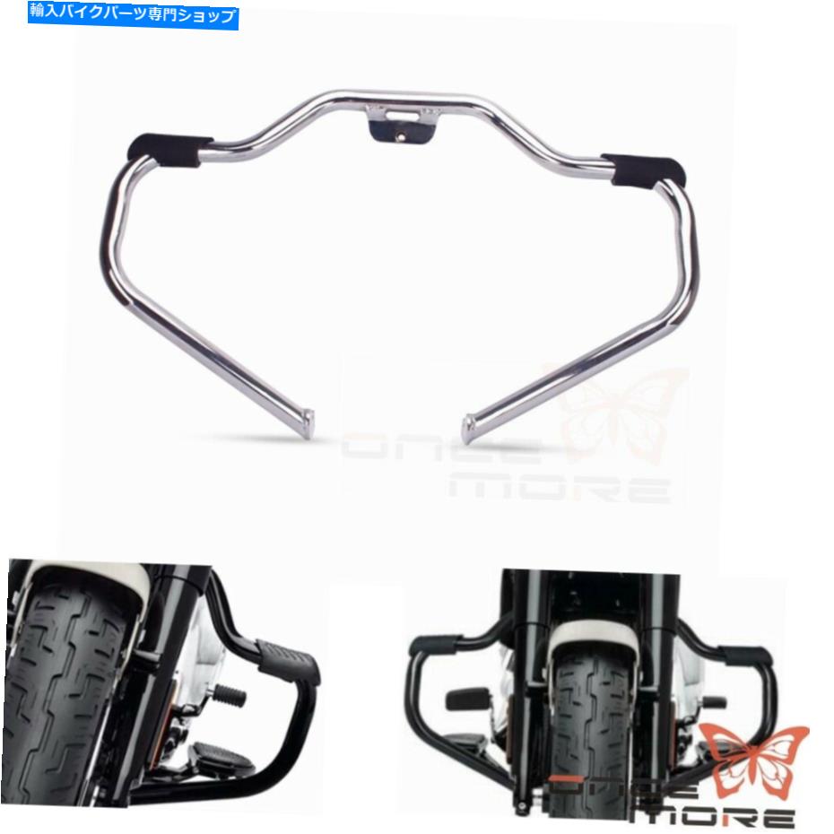クロームパーツ Harley Suftailモデル2018-2020のためのクロム鋼鉄エンジンクラッシュガードバープロテクター Chrome Steel Engine Crash Guard Bar Protector For Harley Softail Model 2018-2020【並行輸入品】