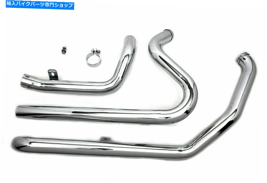 クロームパーツ V-Twinによるハーレーダビッドソン用クロスオーバー排気ヘッダーパイプ Crossover Exhaust Header Pipes for Harley Davidson by V-Twin【並行輸入品】|Us Custom Parts Shop USDM