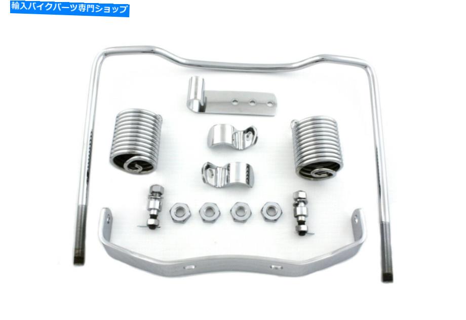 クロームパーツ Chrome補助座席スプリングキットはハーレー - ダビッドソンをフィットします Chrome Auxiliary Seat Spring Kit fits Harley-Davidson【並行輸入品】