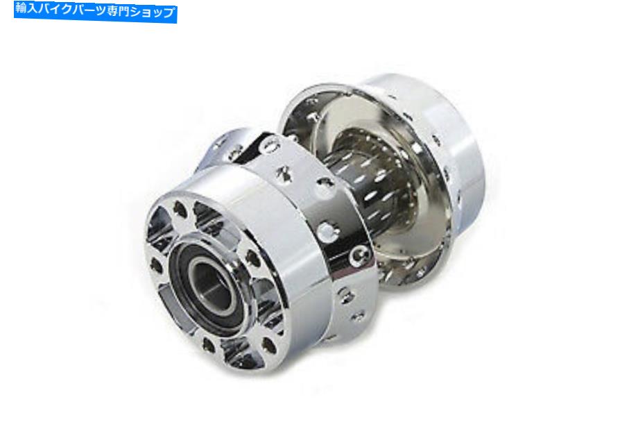 クロームパーツ クロム前輪ハブ25mmベアリングフィットハーレーダビッドソン Chrome Front Wheel Hub 25mm Bearings fits Harley-Davidson【並行輸入品】