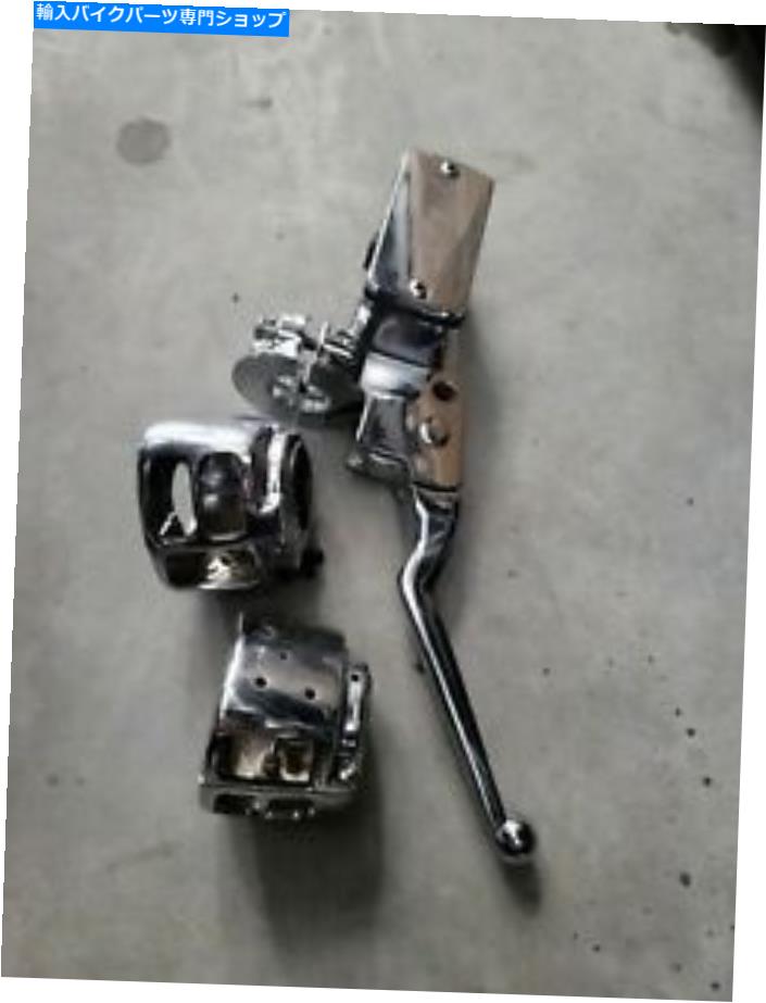 クロームパーツ ハーレークロームハンドルバーブレーキコントロール+スイッチハウジングクロム Harley Chrome Handlebar brake control + Switch Housings Chrome【並行輸入品】