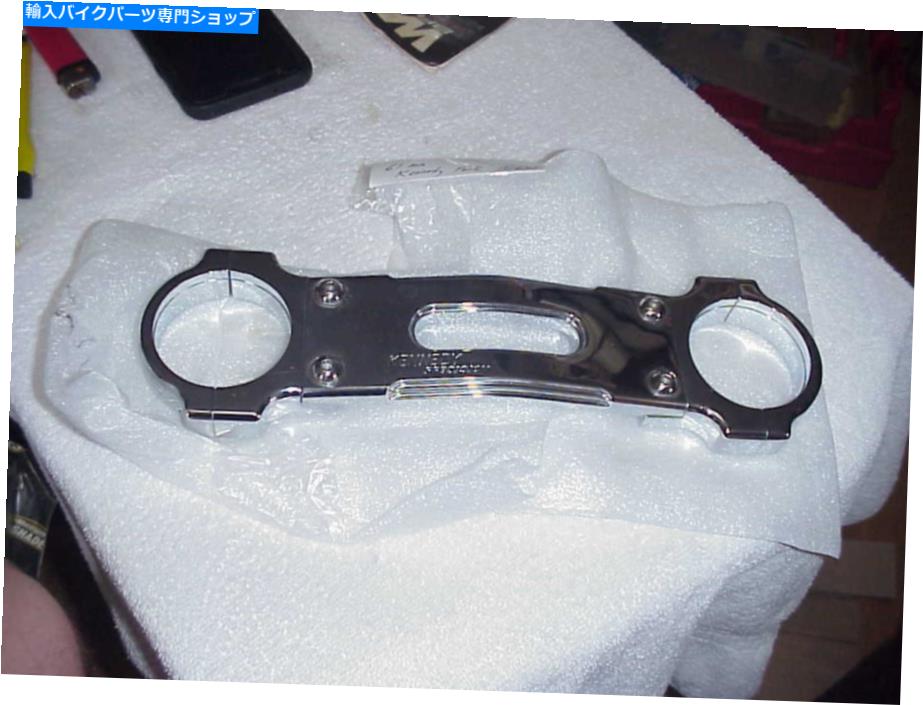 クロームパーツ ケネディエンジニアリング61mmクローム下フォークブレース Kennedy Engineering 61mm Chrome lower fork brace【並行輸入品】