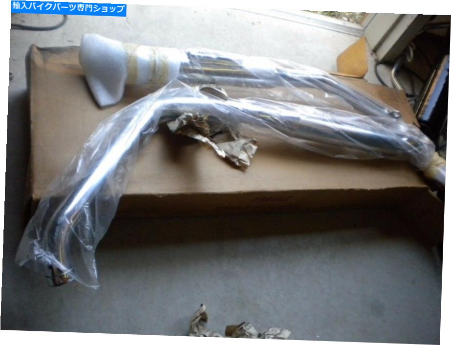 クロームパーツ NOS MACクロームエキゾーストパイプハーリーDavidson FXRスーパーグライドデュアルスティーグ NOS MAC Chrome Exhaust Pipes Harley Davidson FXR Super Glide Dual Stagg Turn Out【並行輸入品】