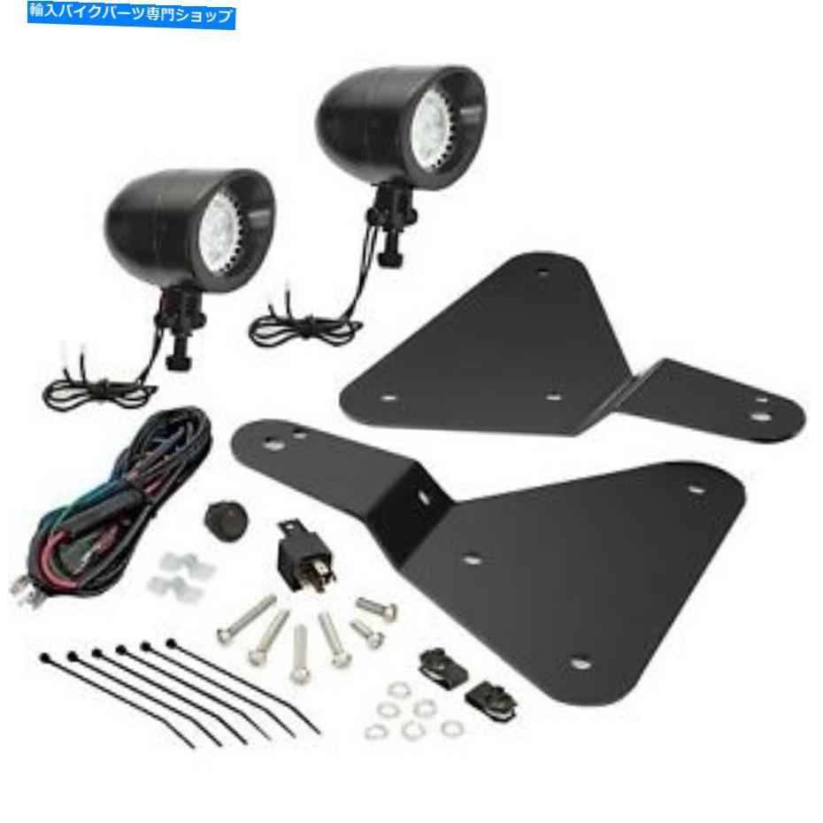 クロームパーツ Show Chrome - 41-301LBK - 下部補助LEDライトCAN-AM Spyder F3、Spyder F3 SHOW CHROME - 41-301LBK - Lower Auxiliary LED Lights Can-Am Spyder F3,Spyder F3【並行輸入品】