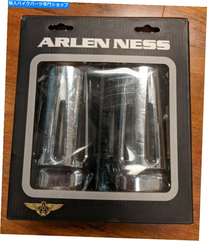 クロームパーツ オープンボックスアーレンネス20-032クロムディープカットアルミ製フォークブーツカバー Open Box Arlen Ness 20-032 Chrome Deep Cut Aluminum Fork Boot Covers【並行輸入品】｜Us Custom Parts Shop USDM