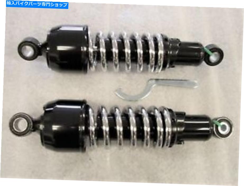クロームパーツ HONDA VT1100シャドウエーススピリットサーバー11 "ショートブラッククロムショック Honda VT1100 Shadow Ace Spirit Sabre 11" Short Black Chrome Shocks【並行輸入品】｜Us Custom Parts Shop USDM