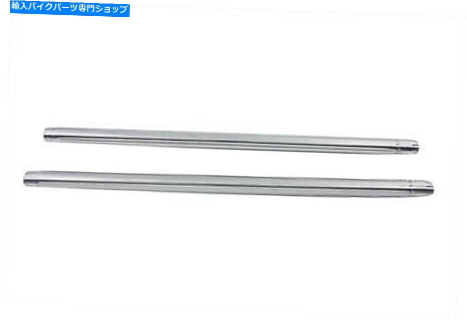 クロームパーツ Chrome 35mmフォークチューブセット31-1 / 4全長フィットハーレー - ダビッドソン Chrome 35mm Fork Tube Set 31-1/4 Total Length fits Harley-Davidson【並行輸入品】