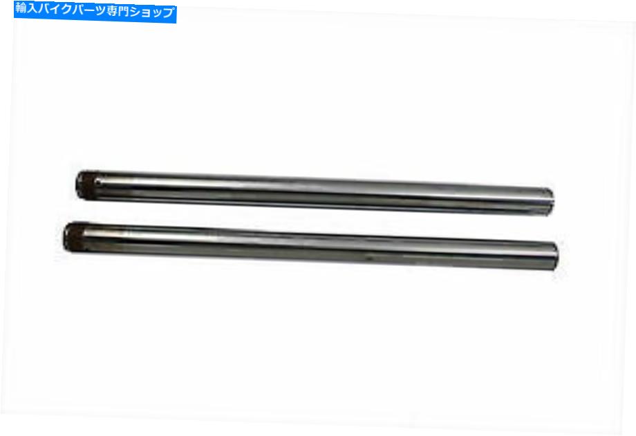 クロームパーツ ハードクローム39mmフォークチューブセットハーレーダビッドソンのV-Twinによる総長さ Hard Chrome 39mm Fork Tube Set 25 Total Length for Harley Davidson by V-Twin【並行輸入品】
