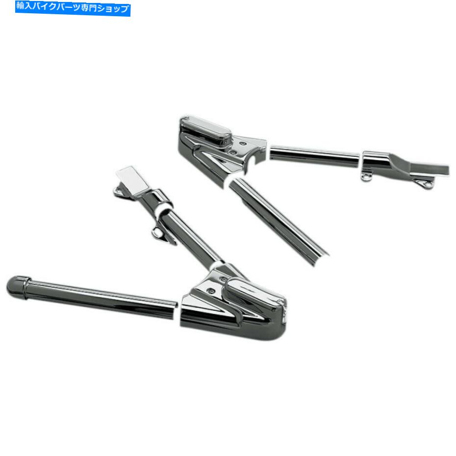 クロームパーツ Kuryakyn Chrome Swingarmは、ハーレーソフト00-07のためのPhantom車軸カバーをカバーします Kuryakyn Chrome Swingarm Covers w/ Phantom Axle Covers for Harley Softail 00-07【並行輸入品】