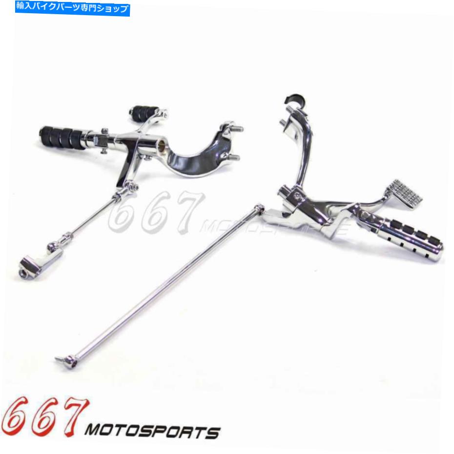 クロームパーツ 2006-2011 Sportster 1200 LOW XL1200 L用品モントロールフィット・セット - オリジナルのタイトルを表示 2006-2011 Sportster 1200 Low XL1200 L用フォワードコントロールフットペグキット- show original title【並行輸入品】