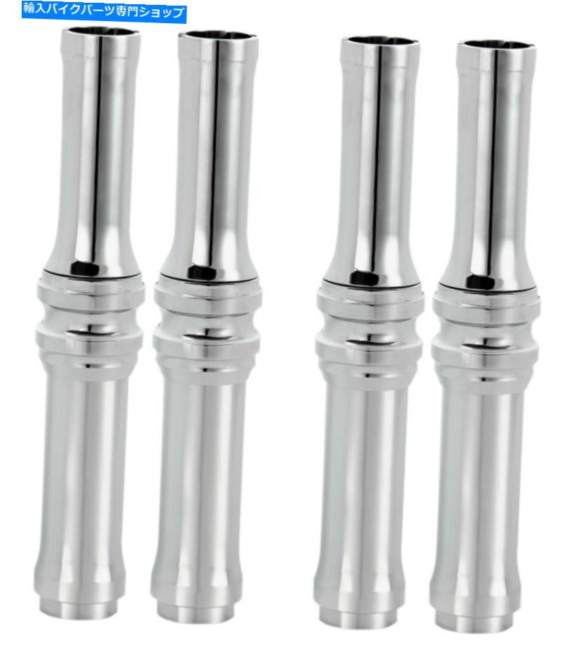 クロームパーツ Arlen NESS 10ゲージプッシュロッドカバーキット（4枚セット）クローム（03-632） Arlen Ness 10-Gauge Pushrod Cover Kit (set of 4) Chrome (03-632)【並行輸入品】