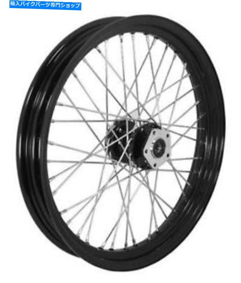 クロームパーツ 23 "前面黒/クロームホイール40スポーク2008 /後のハーレーツーリング - 51682 23" FRONT BLACK/CHROME WHEEL 40 SPOKE 2008/LATER HARLEY TOURING - 51682【並行輸入品】|Us Custom Parts Shop USDM