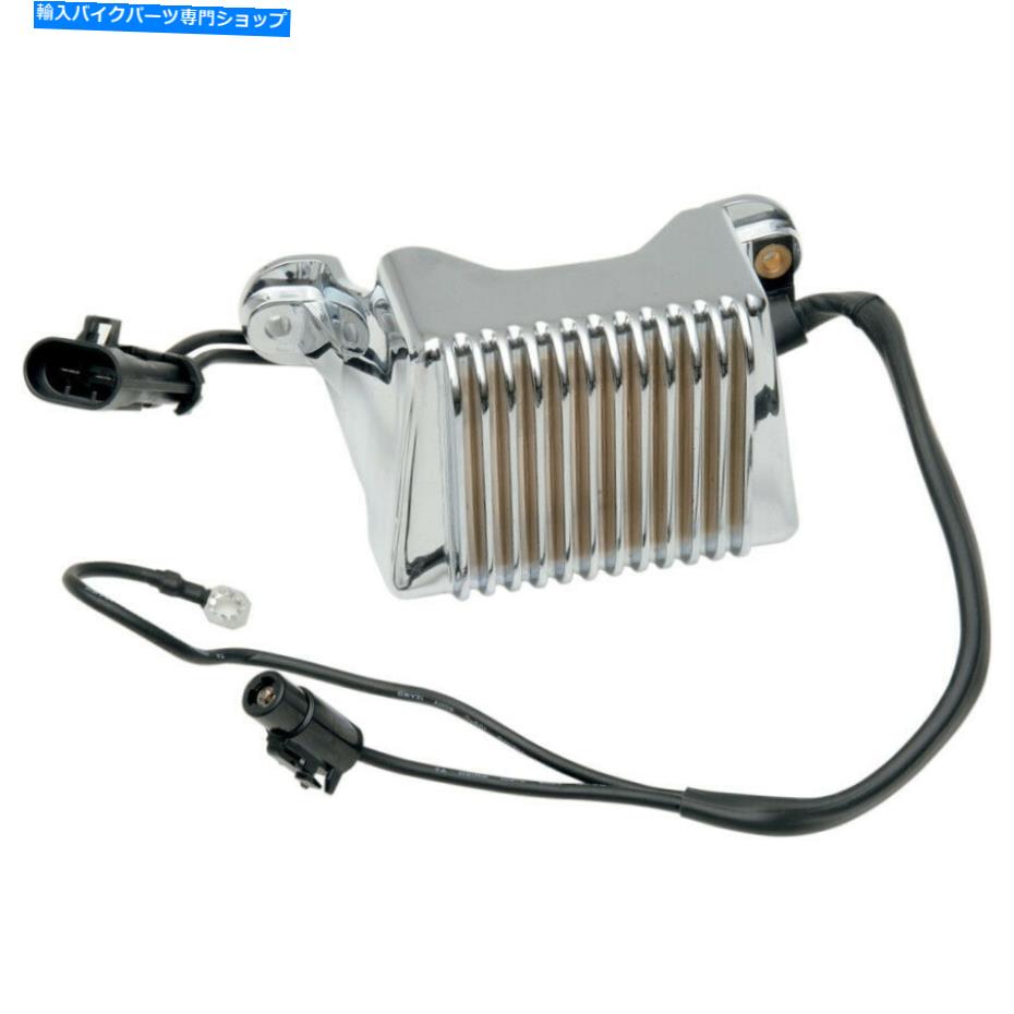 クロームパーツ ドラッグソリッドステートクローム電圧レギュレータハーリーツーリング04-05 Regl 74505-04 Drag Solid State Chrome Voltage Regulator Harley Touring 04-05 Repl 74505-04【並行輸入品】