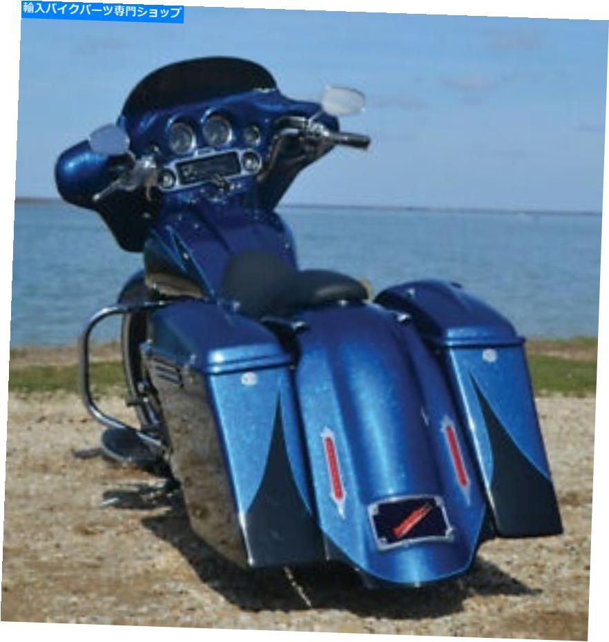 クロームパーツ Accutronix BL01-LSC Tribal Led Saddlebag Lights Chromeスロットハーレーツーリング Accutronix BL01-LSC Tribal LED Saddlebag Lights Chrome Slotted Harley Touring【並行輸入品】｜Us Custom Parts Shop USDM