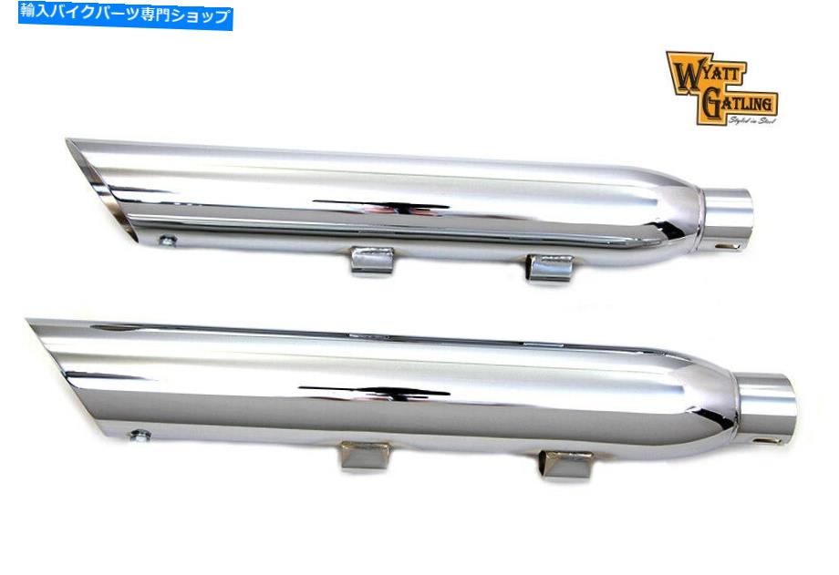 クロームパーツ Wyattトレットリングクローススラップカラーフィットマッキングザ・シュム合撃 - オリジナルのタイトルを表示する Wyatt ガトリング クローム スラッシュ マフラー セット ハーレーダビッドソン適合- show original title【並行輸入品】