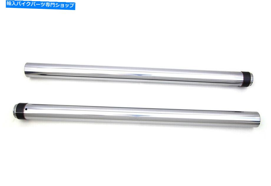 クロームパーツ ハードクロームフォークチューブセットストック長フィットハーレー - ダビッドソン Hard Chrome Fork Tube Set Stock Length fits Harley-Davidson【並行輸入品】