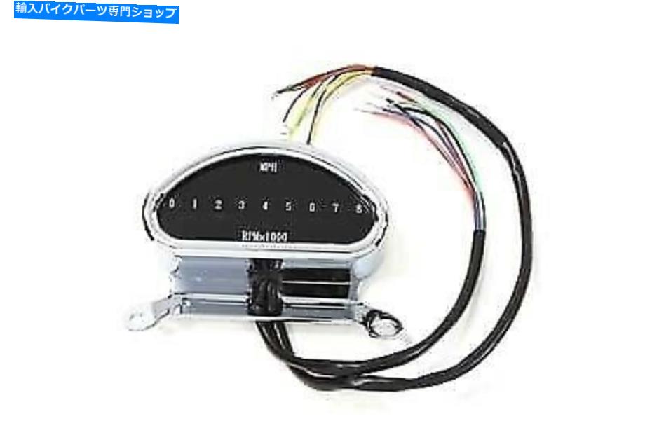 クロームパーツ ハーリースポーツスターソフトダイナのためのクロムミニデジタルスピードメータータコメータ Chrome Mini Digital Speedometer Tachometer for Harley Sportster Softail Dyna【並行輸入品】｜Us Custom Parts Shop USDM
