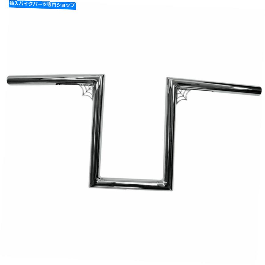 クロームパーツ La Choppers Chrome 1 "10" Web Zバーハンドルバーズハーリーオートバイボバ LA Choppers Chrome 1" 10" Web Z Bars Handlebars fits Harley Motorcycle Bobber【並行輸入品】｜Us Custom Parts Shop USDM