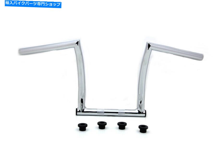 クロームパーツ 11 "インディングが付いているChrome Chizeled Z-BARハンドルバーハーレー - ダビッドソン 11" Chrome ChiZeled Z-Bar Handlebar with Indents fits Harley-Davidson【並行輸入品】｜Us Custom Parts Shop USDM