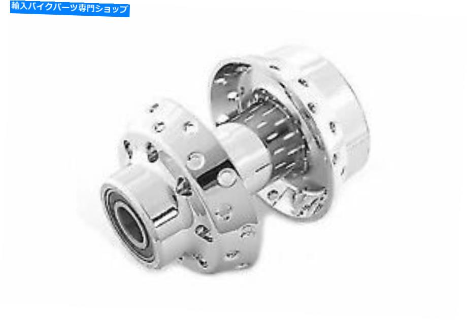 クロームパーツ V-Twinによるハーレーダビッドソン用の25mmベアリング付きクロム前輪ハブ Chrome Front Wheel Hub with 25mm Bearings for Harley Davidson by V-Twin【並行輸入品】｜Us Custom Parts Shop USDM