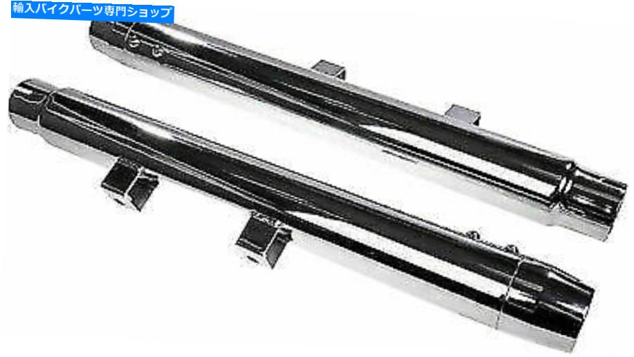 クロームパーツ HardDrive 62018 SportsterマフラークロームW / Chromeエンドキャップ HARDDRIVE 62018 Sportster Muffler Chrome w/Chrome End Caps【並行輸入品】